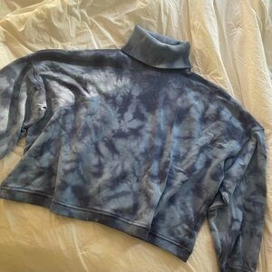 American Eagle Tie Dye Turtleneck Sweatshirt